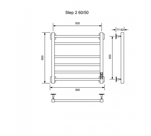 Полотенцесушитель STEP-2 60/50 U
